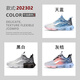 Aibos Herrenschuhe atmungsaktive Sportschuhe Herren Mesh Air Pushion Schock-absorbierende Popcorn-Weichstuhlschuhe 202302 Grau Orange + TK757 Grau Orange [2 Doppelpackungen] 44 Versandversicherung inklusive inklusive