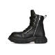 瑞克·欧文斯（RICK OWENS）奢侈品鞋靴男系带短筒靴 RU01D3887LCOW2-999 经典 黑色 43
