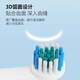 Doctor A adapts to Braun Oral B/OralB electric toothbrush head D12/D16/D100/P2000/P4000 replacement toothbrush head universal 6-pack