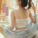 Yu Zhaolin Tube Top Beautiful Back Suspender Underwear Female Student Small Breast Push Up Bra Wrapping the Breasts with Bottoming Anti-exposure Vest 602 One Size White 1 Piece One Size (80-130Jin Jin is equal to 0.5kg)