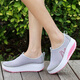 Adachiaki lijian zapatos más antiguos calzado de verano zapatos de malla para mujeres zapatos mecedoras deportes casuales de mujeres malla a las mujeres transpirables 1105 púrpura 35