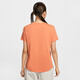 耐克（NIKE）ESSENTIALS女子印花T恤秋季纯棉休闲轻便柔软舒适DX7907 828柔和橙 S