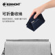 Kenmont大帽檐防晒沙滩帽可折叠夏日渔夫帽女款618 鸦青色(KM-3883-115) 适用头围(56-58cm )