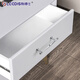 
Lides French light luxury chrome bright silver cabinet door handle modern simple cream fume cabinet wardrobe drawer cabinet handle 6623-single hole