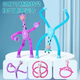 Internet-Promi-Giraffe Teleskop-Saugnapfbecher-Cartoon Vielseitig glühende Kinderspiel-Dekompressionstool Nicht-Toy-Roboter, fallend resistent, sicher und umweltfreundlich