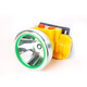 Xishan Yunshii Batterie de lithium haute puissance rechargeable Petit phare LED de pêche LED extérieur mini lampe d'exploration de lampe de poche montée à tête 1278-150W (12 heures de vie de la batterie, Batterie à double lithium 8