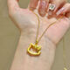 BZK gold pendant pure gold 999hellokitty pendant gold KT cat pendant light luxury trend gift for girls 0.05g KT cat--single pendant
