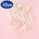 Disney Children's Sous -wear Girls Girls Triangle Coton Shorts Children's Medium's Medium-Garn's Class's Class Cotton Summer Thin Style Sans cul 751 + 753 Triangle [confortable] 4 pièces 185 2xl Taille Poids 45-65 Jin [Jin équivaut à 0,5 kg] corps 130-14