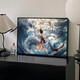 2025 Neues Nezha 2: Das digitale Ölgemälde des Dämonenkindes DIY Handbemalte Graffiti Cartoon Decoration LL12176 30*40 cm dicke Innenrahmen