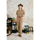 Wancaoyi 2025 new summer striped casual fashion suit olive green L