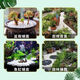 Runhuanian small white gravel succulent paving stone flower cultivation pebbles rain flower stone fish tank landscaping basin fine full white gravel 1-3mm 5 grains