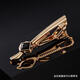 Él Jiagong Tie Clip Business Formal Wear Formal Simple Tie Buckle Men and Women's Professional Versión coreana Seguridad Gold y collar de plata L0603 Plata