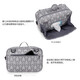 Aboutbaby diapers storage packaging diapers diapers diapers portable baby outing mother bag cart hanging bag Leopard print 28cm*17cm*43cm
