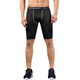 Basketball tight shorts five-point American men's sports running, fitness quick-drying base sports students high-elastic training five-point pants 702-black L