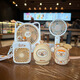 IZW2025 cute Kapibala fan with high appearance and convenient handheld outdoor mini USB charging small fan 9221K See details