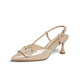 
Best 25 summer fashion trendy stiletto pointed-toe women's sandals F6031BH5 pink 36