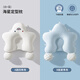 Baby shaping pillow to correct head shape, newborn baby to prevent eccentric head, 0-6 months and 12 years old, soothing and sleeping starfish pillow, 7A antibacterial shaping pillow, blue