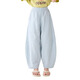 
Ikano I.KARNOW girls' pants summer 2025 new children's pure cotton cool scimitar wide-leg pants for girls summer thin casual pants two-piece [15273 blue +15277 blue] 120