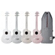 
Rainbow Man (aNueNue)LYRA composite fiberglass 23-inch ukulele small guitar lightweight outdoor waterproof aNueNue Warm gray