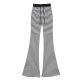 
2025 spring and summer drooping stripes loose casual micro-flare pants high waist wide-leg pants floor-sliding long pants women's trendy color [MY-686] M