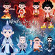 GOTOVAN哪吒魔童闹海敖丙太乙真人敖广申公豹换面贴纸diy儿童手工创意换装贴贴纸玩具电仪周边装扮安静包 【哪吒换装】24张/344个素材 不重复/超多款式/锻炼益智力