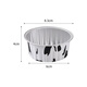 Ogilvy disposable tin foil bowl cake mold steamed cake pudding cup barbecue air fryer tin foil tray tin foil box 60 pieces