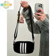 La nueva bolsa pequeña de Chanyue para femenina de tela de nylon de nylon billetera de la llave de la llave de la llave versátil de la moda móvil Bag de un solo hombro Modelo actualizado en negro con un compartimento en el interior
