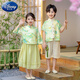 Disney (Disney) Hanfu Boys costumes printemps et automne de style chinois performances pour garçons costumes anciens bébé écoliers chinois filles tang cosit