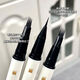 SUJN four-pronged eyebrow pencil is waterproof, sweat-proof, long-lasting, smudge-proof and not easy to fade, beginner eyebrow pencil, wild water eyebrow pencil, 1 piece, gray black, suitable for natural color