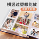 Youlemei large photo album, large-capacity commemorative album, family 1,000 inserts, 567,810-inch photo, couple and baby growth record album, mixed-size photo custom storage album, Jiahe (mid-base), mixed 567,810-inch, 694 photos, standard/plastic package