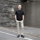 Pflege des Lords 丨 Sonic 丨 Summer Herren kurzärmelig Henry Neck Polo Shirt Business T-Shirt 098601 Jungle Green L.