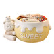 Yunya cute honeypot little bear entrance key storage ornaments entrance door living room home desktop decoration birthday gift storage ornaments white + storage rack + three-layer storage rack