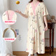 
Summer short-sleeved nightgown for pregnant women in summer, pregnant women pajamas, hospital room for delivery skirt, large size SY16813 XL Recommended weight 135 Jin [Jin equals 0.5 kg]