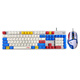 Logitech (Logitech) China Logitech K845 wired mechanical keyboard G502HERO mouse set black tea shaft e-sports game desktop Logitech K845 [red and white keycap] + G502HERO [red and white stickers Green axis-[Typing office selection] x No x 104 keys