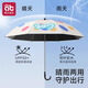 Aibedira Kinderwagen Parasol Baby Walking Artefakt universeller kleiner Trolley Kinderwagen Sonnenschutz Regenschirm [Klammer + Griff UPF50 +] Wutong -Reis