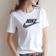 耐克（NIKE）女装运动套装25夏新款舒适透气短袖T恤休闲宽松梭织五分裤两件套 休闲T恤+宽松五分裤 L