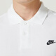 Nike (Nike) POlo Camisa Núplica Camiseta de solapa de negocios 2025 Spring Pure Cotton Sports Casual Breathable Short Sleas FN3895-100 S /100-120Jin [Jin equivale a 0.5 kg]