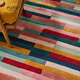 Katifia Diseñador Block de color Dopamine Art alfombra Sala de estar Memphis Color geométrico Girls dormitorio Lana personalizada PX3271 1400 mm2000mm