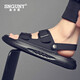Snguny High-классная световая бренда Luxury Brand Sandals Мужчина 2025 летние новые повседневные универсальные мягкие пляжные обувь носить без скольжения и прохладные черные 9903 38 (240 мм)