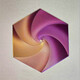 MPPMCK3D Impression hexagonale Spirale Tour magique Illusion en tridimensionnel Rotation Décompression Artefact Créatif Touet Cadeau Ornements Hexagonal Décompression Artefact Large Taille [Vert violet bleu] Diamètre diagonal d'environ 7 cm
