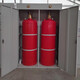 Heptafluoropropane gas fire extinguishing device single cabinet heptafluoropropane automatic fire extinguishing machine room distribution room file 150L heptafluoropropane fire extinguishing device (including chemicals)