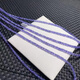 Xiangman Sleeve Natural Tanzanite Stone Plate Beads Clavicle Chain Necklace Size 3-4mm Support Re-examination Fashion Goddess Style Natural Tanzanite Stone Plate Beads Clavicle Chain Necklace Ruler