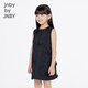 jnby by JNBY新款江南布衣童装圆领A型套头无袖连衣裙25春女童1P2G13570 001/本黑 150 cm