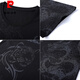 
Pierre cardin mercerated cotton short-sleeved T-shirt trendy men's summer new ice silk top printed high-end middle-aged loose half-sleeved T-shirt 759 Dragon Tiger [Black] L 170/ Suggested 110-130Jin [Jin equals 0.5 kg]