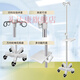 Li Dakang [9276 personas alabadas] soporte de infusión móvil con soporte de goteo de rueda engrosado de acero inoxidable de acero inoxidable receptáculo de agua de agua salada Soporte de infusión (triángulo de acero inoxidable + 2 gancho + rueda)