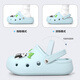 Park Si 2025 summer new parent-child hole shoes eva non-slip anti-odor thick-soled beach wear boys and girls hole shoes Khaki [children's shoe flower] 35 [34-35]