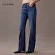 Calvin KleinJeans【凉感】25春夏新款女士美式复古ck宽松微喇牛仔裤47AB724 UN2-牛仔蓝 28