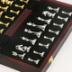 
Export folding metal chess smart chess box chess pieces magnetic chess metal gold 6630/39*39cm*3.5 (Wang Gao 7.6cm)