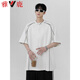 
Yalu American deconstruction splicing high street heavy short-sleeved T-shirt men's summer loose half-sleeved loose trendy brand five-point teenager 1421 black [high quality 18] XL 125-140Jin [Jin equals 0.5 kg]