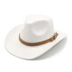 XINBUCKS Western Cowboy Hat Top Hat Men and Women European and American British Style Knight Hat Sun Visor Hat Jazz Hat Minority Name SN7965 Khaki (Unisex)